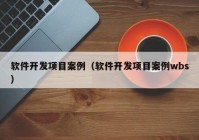 軟件開發(fā)項目案例（軟件開發(fā)項目案例wbs）