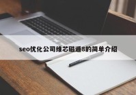 seo優(yōu)化公司維芯磁遁8的簡(jiǎn)單介紹