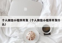 個(gè)人微信小程序開發(fā)（個(gè)人微信小程序開發(fā)什么）